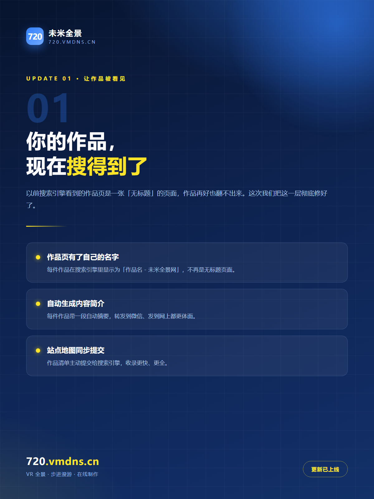 未米全景作品页搜索优化