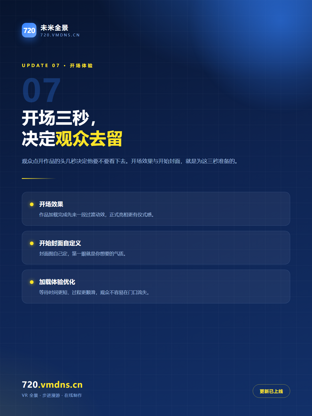未米全景开场体验升级